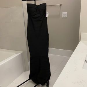 Black Bandage Evening Gown